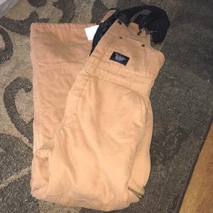 Tan Insulated Overalls